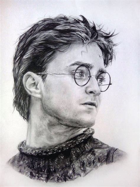 harry potter sketch|harry potter pencil drawing.